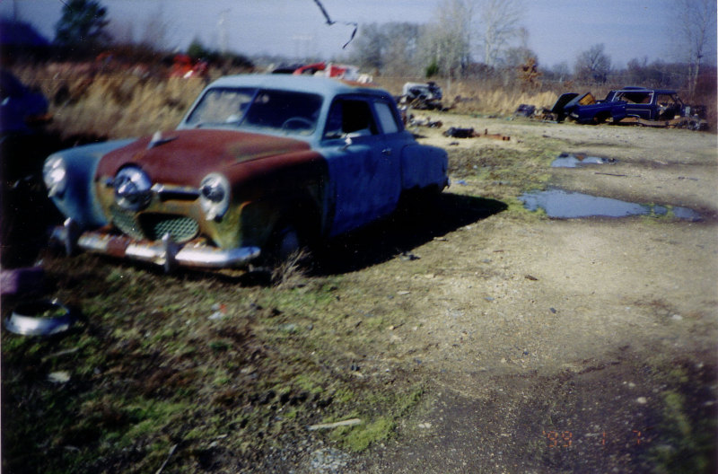 The 1950 Studebaker was found left for dead in a field in Little Rock 